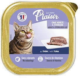 Plaisir מעדן לחתול בטעם טונה 32 יח' במארז