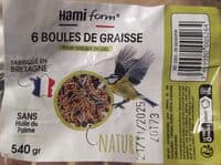 Boules de graisse nature