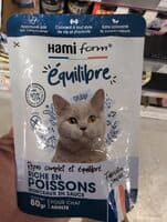 Repas complet « Equilibre » pour chat – Riche en poissons
