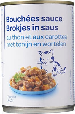 Simpl Bouchées en sauce au thon et aux légumes