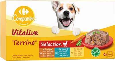 Companino Vitalive Selection Terrine* *pour chien