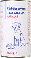 terrine bœuf chien 1,2kg
