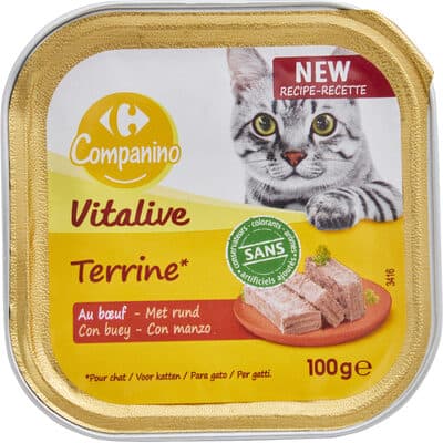 Companino Vitalive Selection Terrine* *pour chat