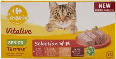 Vitalive Selection Senior Terrine* *pour chat