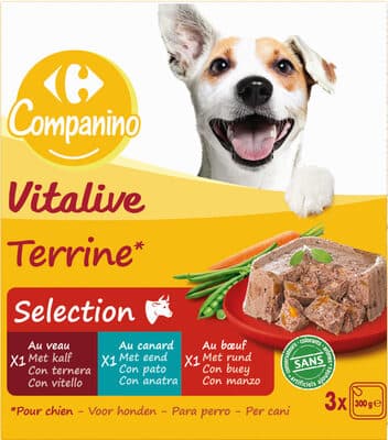 Companino Vitalive Selection Terrine* *pour chien