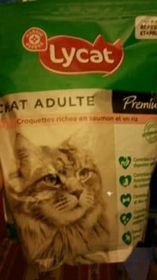 Croquettes riches en saumon et riz - chat adulte