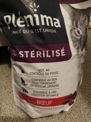 plenima chat stérilisé croquettes