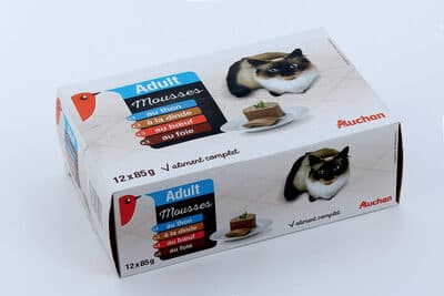 Mousses : au thon, à la dinde, au boeuf, au foie