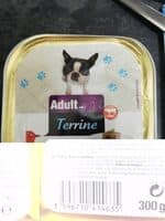 Terrine "coeur aux légumes" au boeuf et à la ratatouille 300gAdult, petit chien