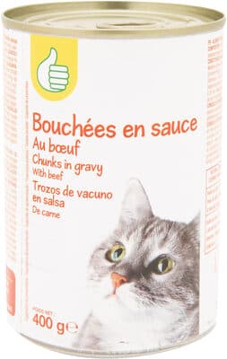 Bouchées en sauce au boeuf