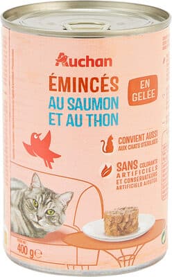 Emincés en gelée au saumon et au thon