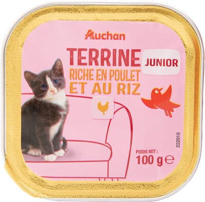 Terrine riche en poulet et au riz