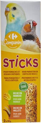 STICKS Pour perruches et oiseaux exotiques