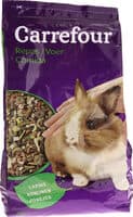LAPINS NAINS Avec un mélange de graines et céréales Avec des fruits et légumes