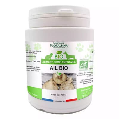 Ail bio 100g pour chien et chat