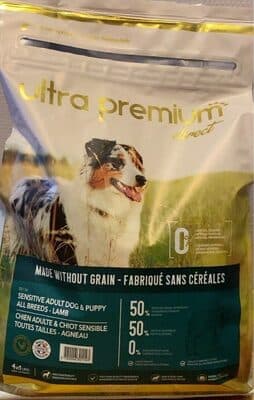 Ultra premium direct sensitive adult dog puppy lamb