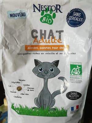 Nestor bio croquettes chat adulte