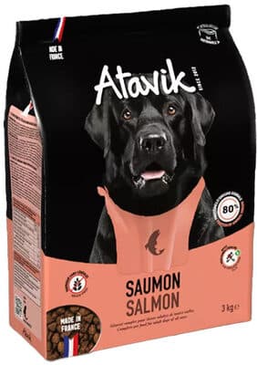 Croquettes au saumon pour chien sans céréales