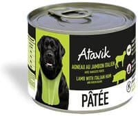 Pâtée pour chien - Agneau au Jambon italien avec haricots verts