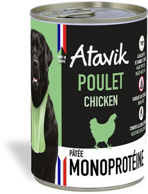 Pâtée pour chien Monoprotéine Poulet