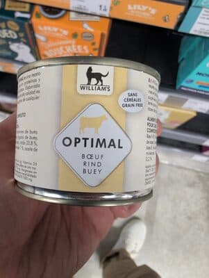 Pâtée pour Chat au Bœuf