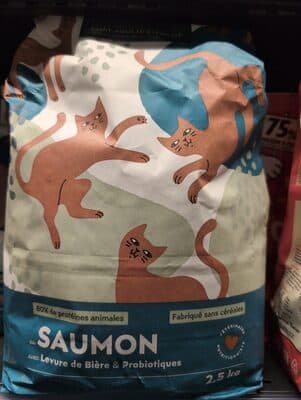 Croquettes Chat Stérilisé Sans Céréales Saumon