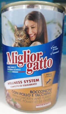 Miglior Gatto Bocconcini con Pollo e Tacchino