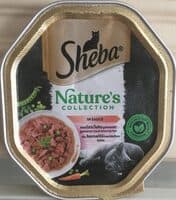 Nature's Collection in sauce med laks garnert med erter