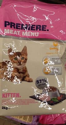 premiere meat menu kitten