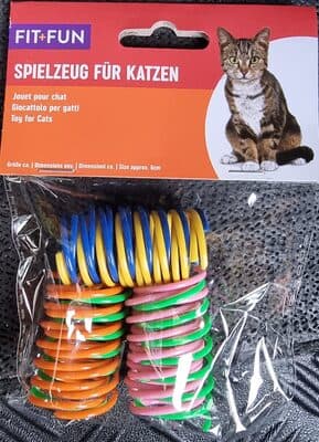 Spielzeug für Katzen Federform