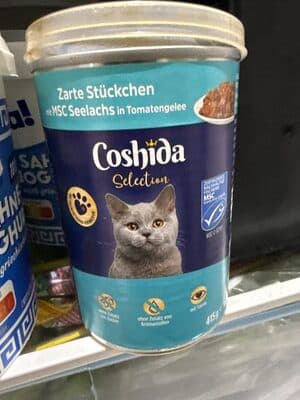 Coshida zarte Stückchen mit MSC Seelachs in Tomatengelee