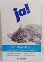 Genießer-Menü verschiedene Fischsorten in Sauce