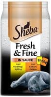 Sheba Fresh&Fine Fjærkre 6x50g