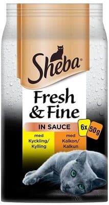 Sheba Fresh&Fine Fjærkre 6x50g