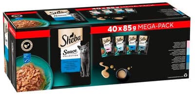 Sheba Délicatesses Vis Selectie In Saus Kattenvoer