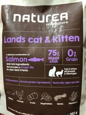 Naturea Lands Cat & Kitten With Meat And Fish 350 GR Cat Grain Free Dry Food
