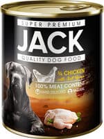 Jack canned dog food 3/4 chicken 800g