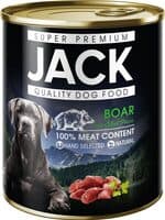 Jack canned dog food boar and deer 800g