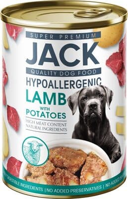 Jack HYPOALLERGEN paté 400g lamb with potato