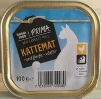 Kattemat med fjørfe - våtfôr