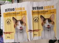 Vetivo Snacks Kattesticks med fjørfe