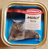 Miau! Terrine au saumon et à la truite