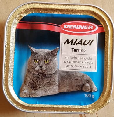 Miau! Terrine au saumon et à la truite