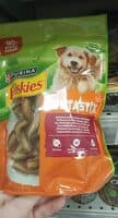 Friskies tiras de bacon y queso para perros