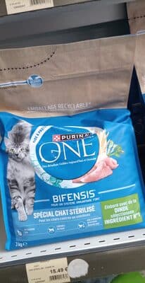 Chat stérilisé dinde