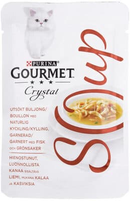 Gourmet Crystal Kylling&Fisk Suppe 40g Purina