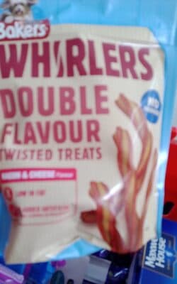 Whirlers Bacon and Cheese Dog Treats
