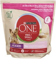 Purina One Small Dog Delicate 1,5kg