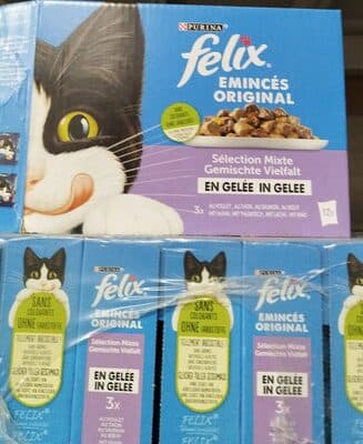 Felix éemincés original sélection mixte en gelée