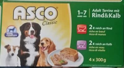 ASCO Terrine adult 4 x 300gr